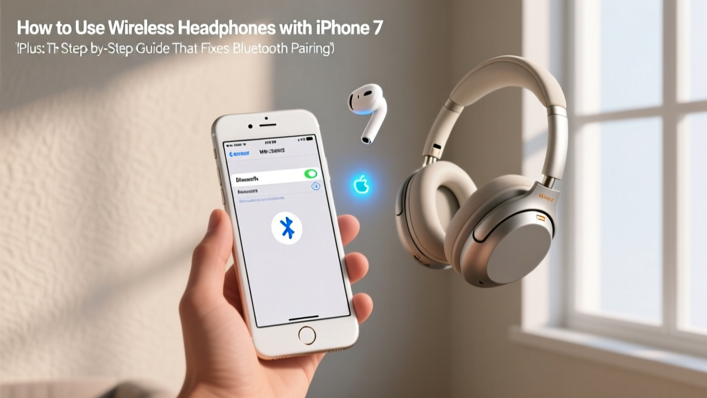 How to Use Wireless Headphones with iPhone 7 Plus: The Step-by-Step Guide That Fixes Bluetooth Pairing Failures, Audio Lag, and 'Connected But No Sound' Frustration in Under 90 Seconds