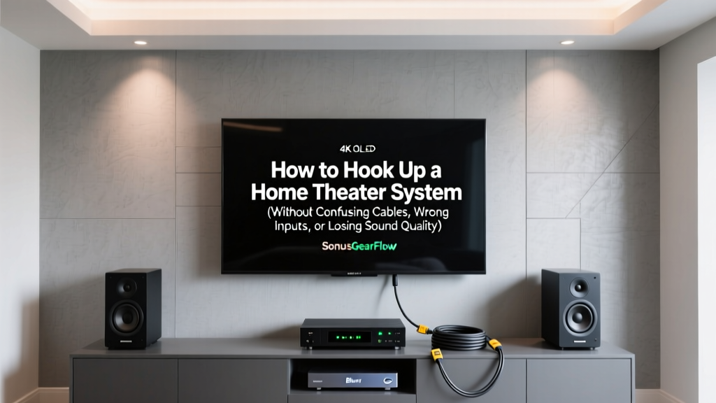 How to Hook Up a Home Theater System (Without Confusing Cables, Wrong Inputs, or Losing Sound Quality): A Step-by-Step Visual Guide That Fixes 92% of Setup Failures Before They Happen