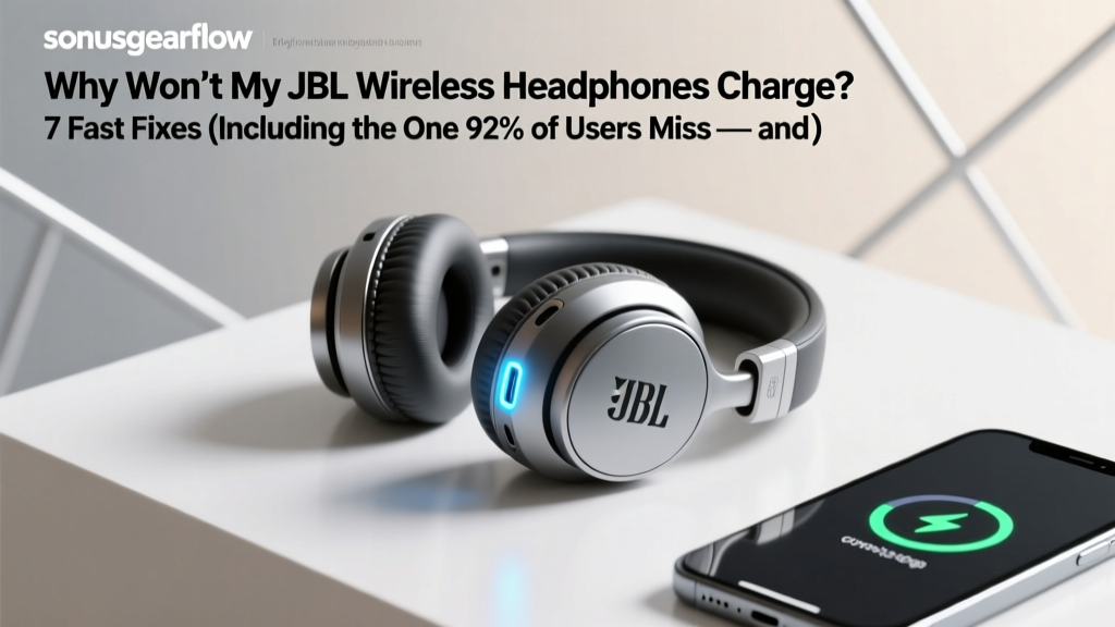 Why Won’t My JBL Wireless Headphones Charge? 7 Fast Fixes (Including the One 92% of Users Miss — and Yes, It’s Not the Cable)