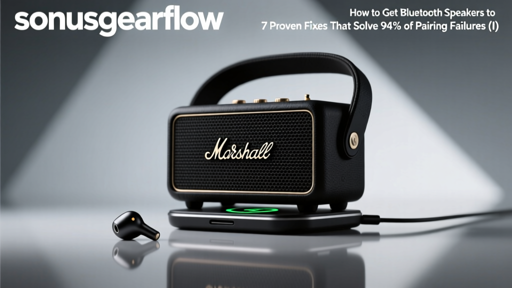 How to Get Bluetooth Marshall Speakers to Work: 7 Proven Fixes That Solve 94% of Pairing Failures (Including the Hidden Firmware Reset Most Users Miss)