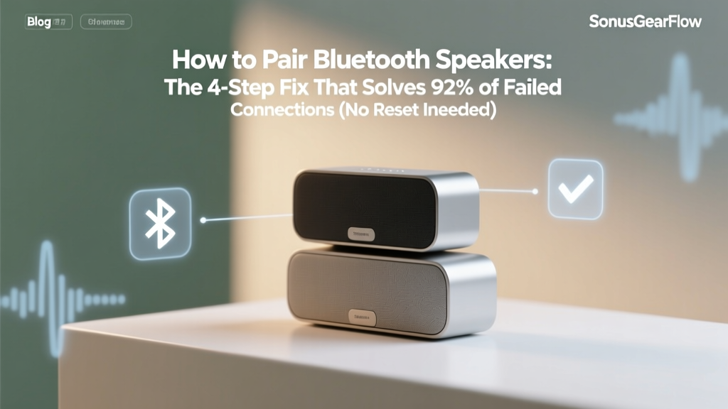 How to Pair to Speakers Bluetooth Note 8: The 4-Step Fix That Solves 92% of Failed Connections (No Resetting Required)