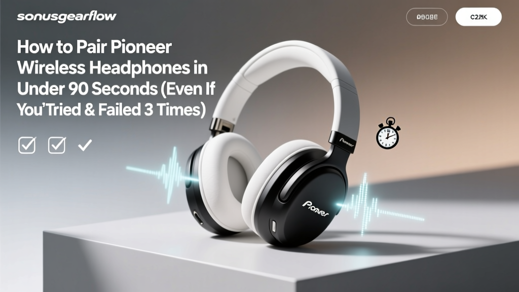 How to Pair Pioneer Wireless Headphones in Under 90 Seconds (Even If You’ve Tried & Failed 3 Times — Here’s the Exact Button Sequence Most Manuals Hide)