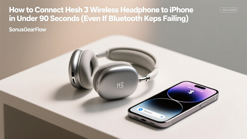 How to Connect Hesh 3 Wireless Headphones to iPhone in Under 90 Seconds (Even If Bluetooth Keeps Failing or Shows 'Not Supported' — Here’s the Exact Fix Apple Doesn’t Tell You)