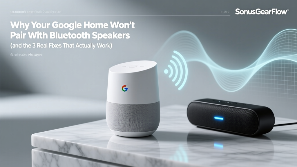 Why Your Google Home Won’t Pair With Bluetooth Speakers (and the 3 Real Fixes That Actually Work in 2024 — Not the Outdated 'Cast Audio' Myth)