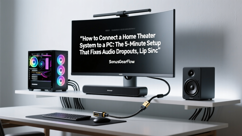 How to Connect a Home Theater System to a PC: The 5-Minute Setup That Fixes Audio Dropouts, Lip Sync Lag, and 'No Signal' Frustration (Even If You’ve Tried HDMI Already)