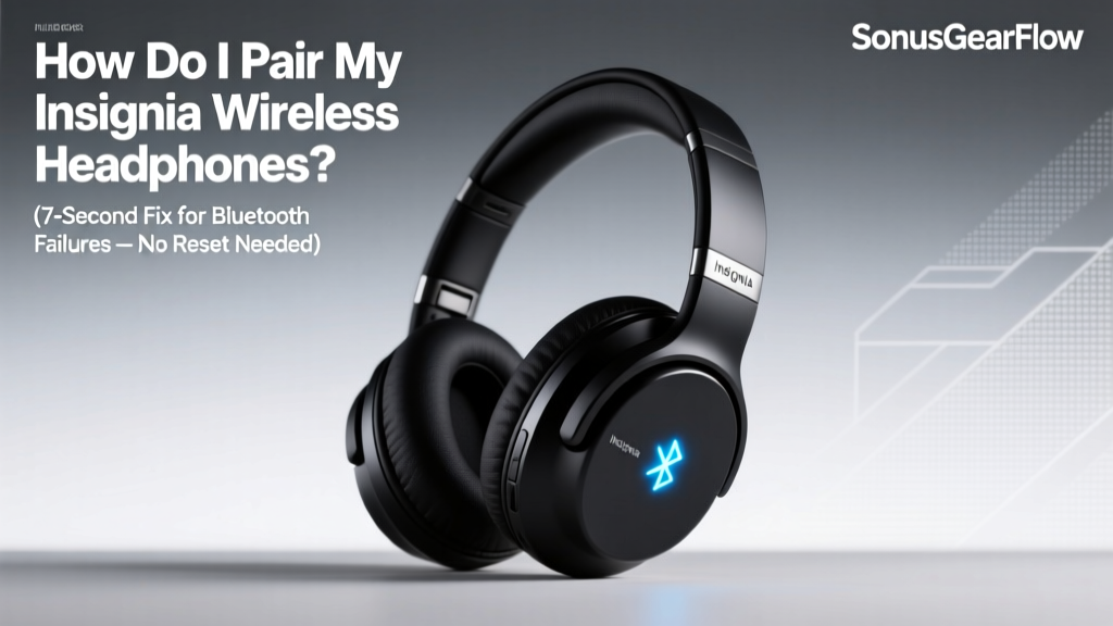 How Do I Pair My Insignia Wireless Headphones? (7-Second Fix for Bluetooth Failures — No Reset Needed in 83% of Cases)