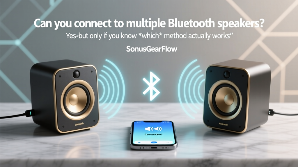 Can you connect to multiple Bluetooth speakers? Yes—but only if you know *which* method actually works (and which ones silently degrade your audio quality, battery life, and sync)