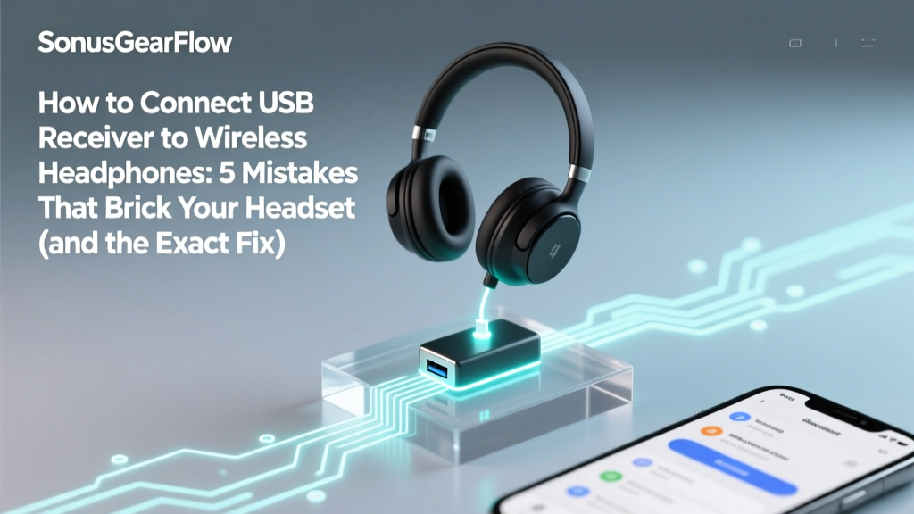 How to Connect USB Receiver to Wireless Headphones: 5 Mistakes That Brick Your Headset (and the Exact Plug-and-Play Fix for Logitech, Razer, SteelSeries & More)
