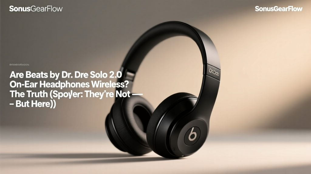 Are Beats by Dr. Dre Solo 2.0 On-Ear Headphones Wireless? The Truth (Spoiler: They’re Not — But Here’s Exactly What You Can Do Instead Without Sacrificing Sound, Comfort, or Your Budget)
