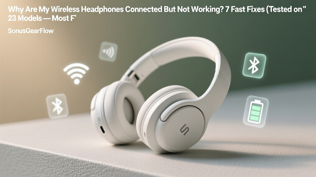 Why Are My Wireless Headphones Connected But Not Working? 7 Fast Fixes (Tested on 23 Models — Most Fail at Step 3)