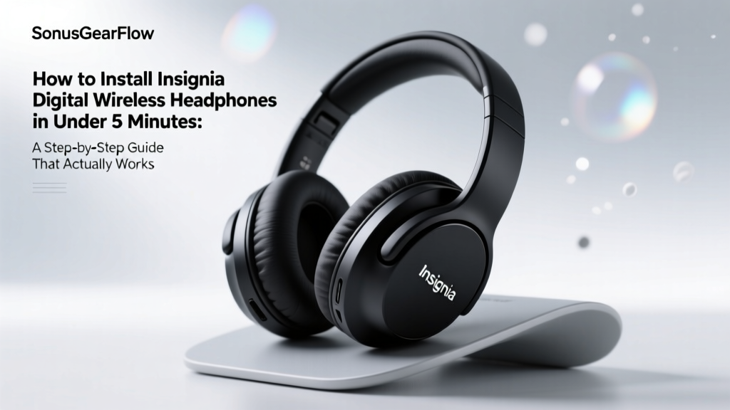 How to Install Insignia Digital Wireless Headphones in Under 5 Minutes: A Step-by-Step Guide That Actually Works (No Bluetooth Confusion, No Driver Headaches, No Lost Manuals)