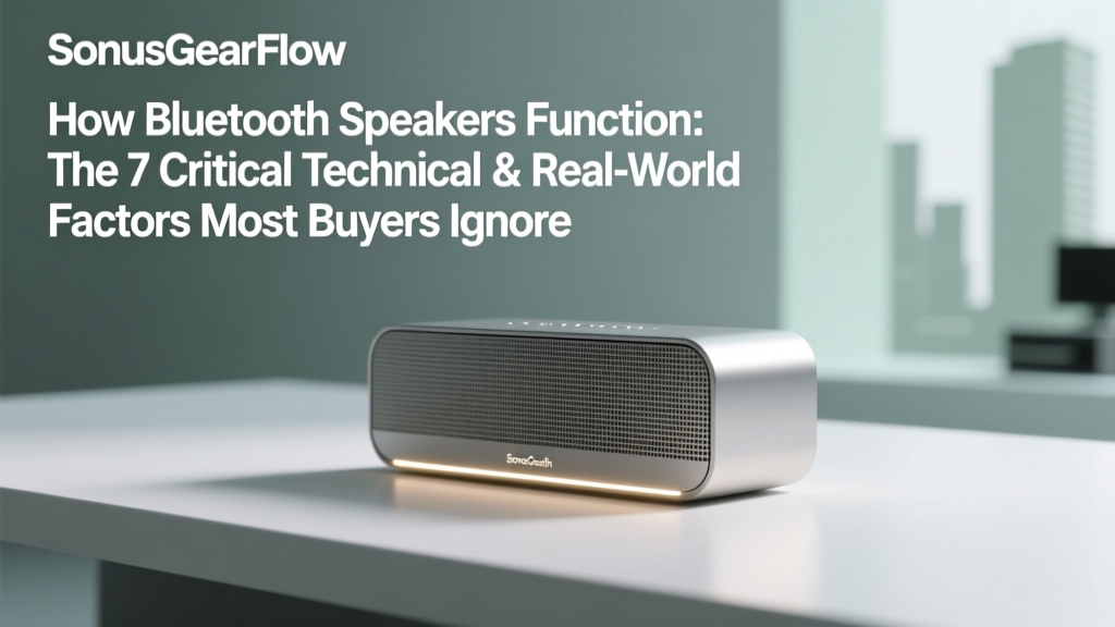 How Bluetooth Speakers Function Reviews: The 7 Critical Technical & Real-World Factors Most Buyers Ignore (And Why Your $150 Speaker Sounds Worse Than a $70 One)