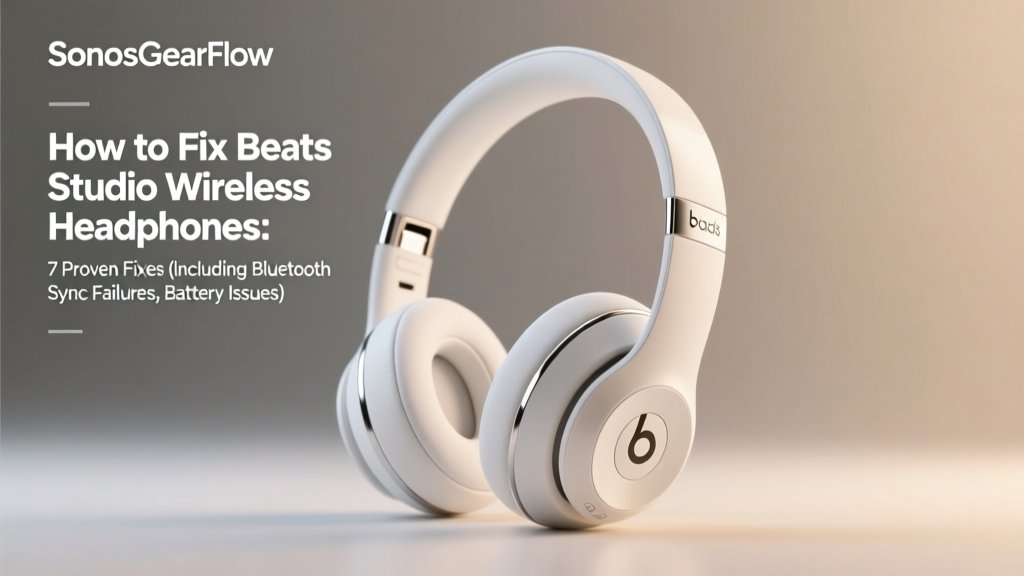How to Fix Beats Studio Wireless Headphones: 7 Proven Fixes (Including Bluetooth Sync Failures, Battery Drain & One-Side Audio) — Save $199+ in Replacement Costs