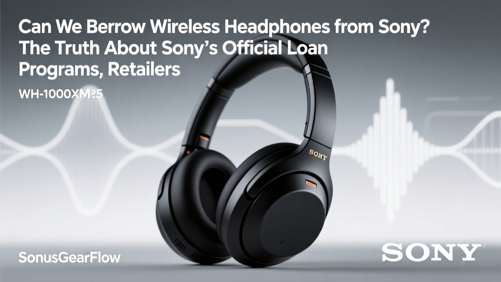 Can we borrow wireless headphones from Sony? The Truth About Sony’s Official Loan Programs, Retailer Trials, and Legit Alternatives (No Credit Checks, No Hidden Fees)
