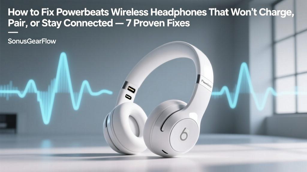 How to Fix Powerbeats Wireless Headphones That Won’t Charge, Pair, or Stay Connected — 7 Proven Fixes (No Tech Degree Required)
