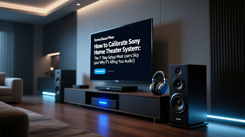 How to Calibrate Sony Home Theater System: The 7-Step Setup Most Users Skip (and Why It’s Killing Your Dolby Atmos Immersion)