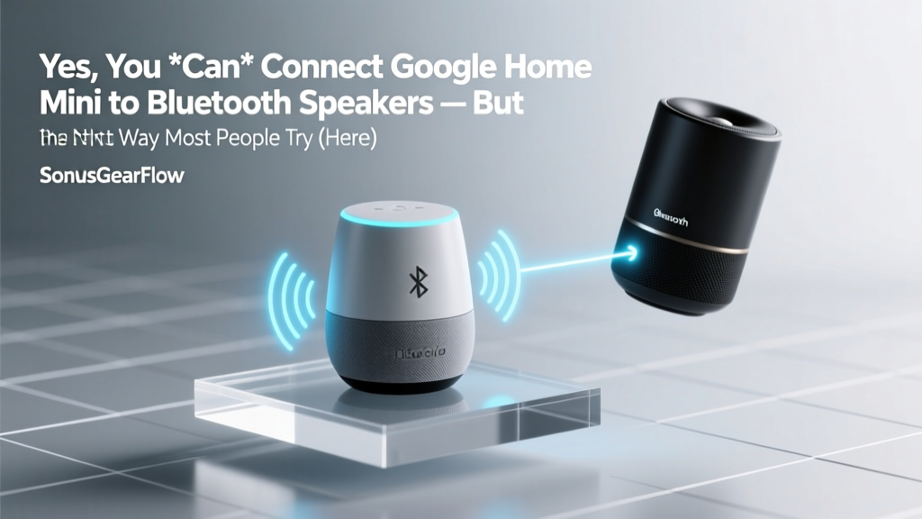 Yes, You *Can* Connect Google Home Mini to Bluetooth Speakers — But Not the Way Most People Try (Here’s the Exact Working Method, Step-by-Step, With Zero Extra Hardware)