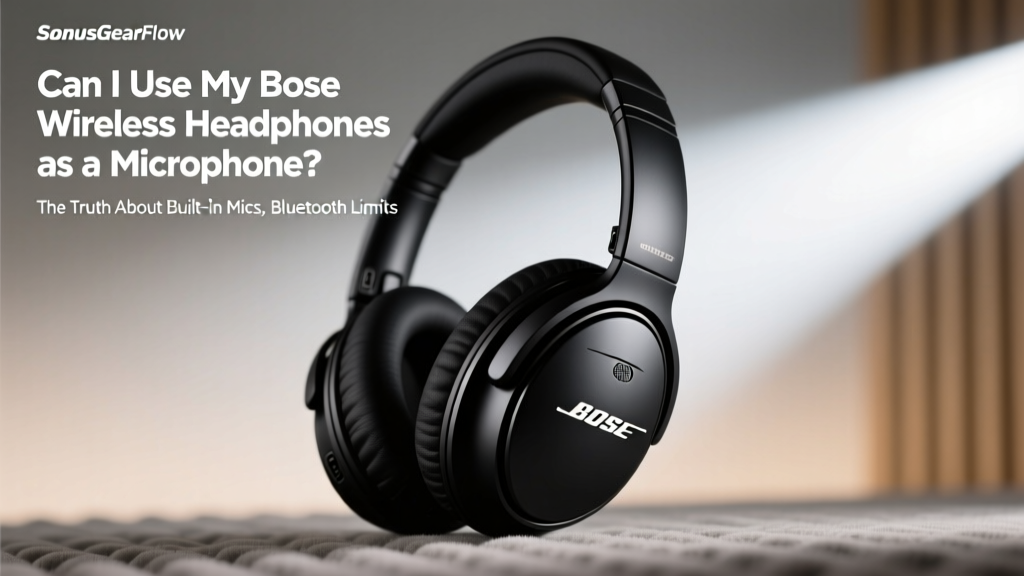 Can I Use My Bose Wireless Headphones as a Microphone? The Truth About Built-in Mics, Bluetooth Limitations, and Workarounds That Actually Work (No Tech Degree Required)