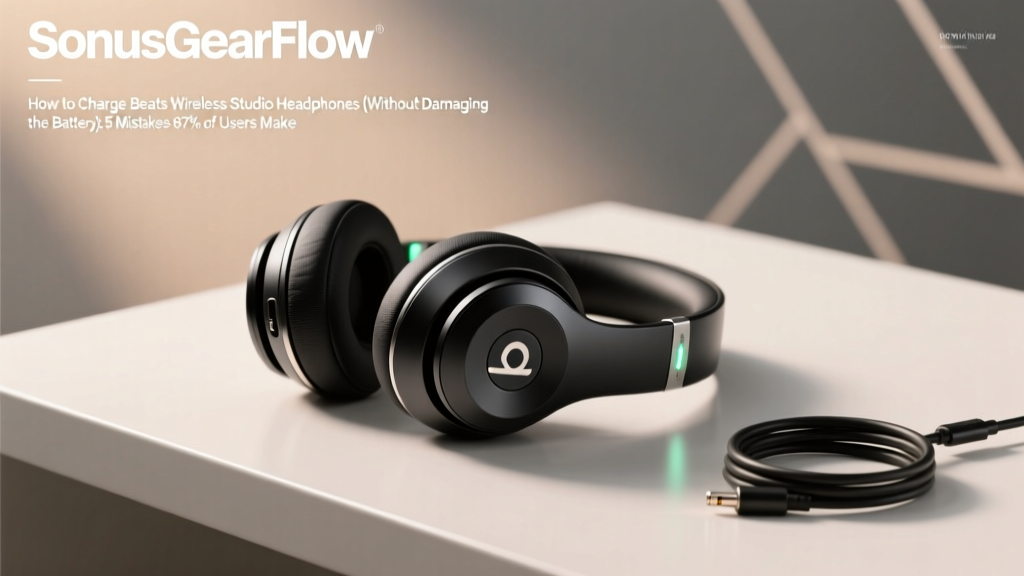How to Charge Beats Wireless Studio Headphones (Without Damaging the Battery): 5 Mistakes 87% of Users Make — Plus the Exact Charging Routine That Extends Lifespan by 2.3 Years