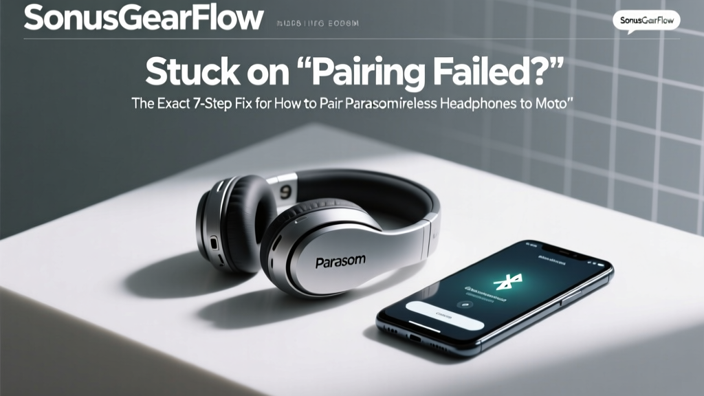 Stuck on 'Pairing Failed'? The Exact 7-Step Fix for How to Pair Parasom Wireless Headphones to Moto G5 Plus (No Resets, No Guesswork — Works in 2024)