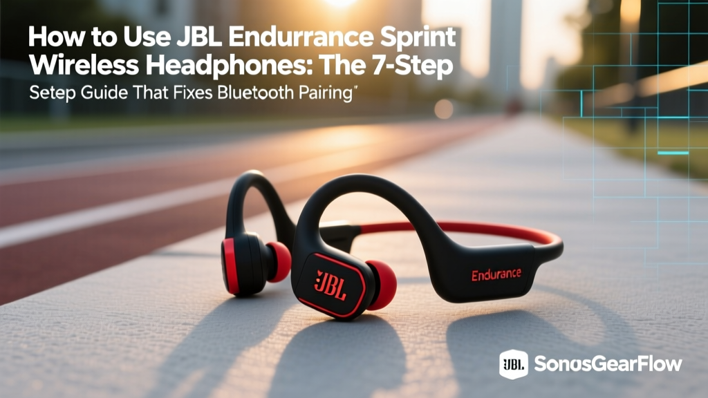 How to Use JBL Endurance Sprint Wireless Headphones: The 7-Step Setup Guide That Fixes Bluetooth Pairing Failures, Battery Anxiety, and Sweat-Proof Misuse (Most Users Skip Step 3)