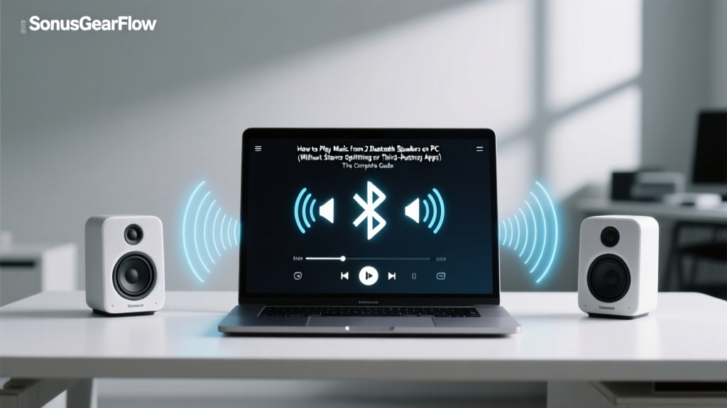 How to Play Music from 2 Bluetooth Speakers on PC (Without Stereo Splitting or Third-Party Apps): The Windows 11/10 Native Method Most Users Miss — 3 Steps, Zero Installs, Full Sync