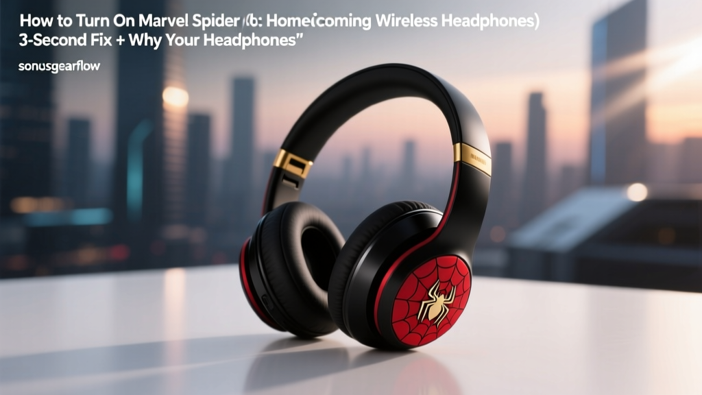 How to Turn On Marvel Spider-Man: Homecoming Wireless Headphones (3-Second Fix + Why Your Headphones Won’t Power On Even When Charged)