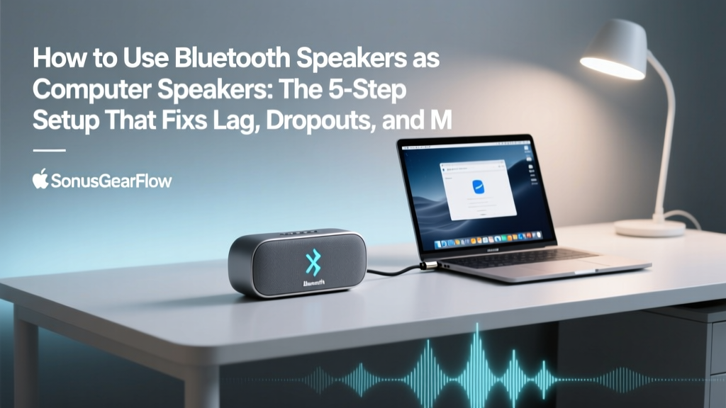 How to Use Bluetooth Speakers as Computer Speakers: The 5-Step Setup That Fixes Lag, Dropouts, and Muffled Sound—No Extra Hardware Needed