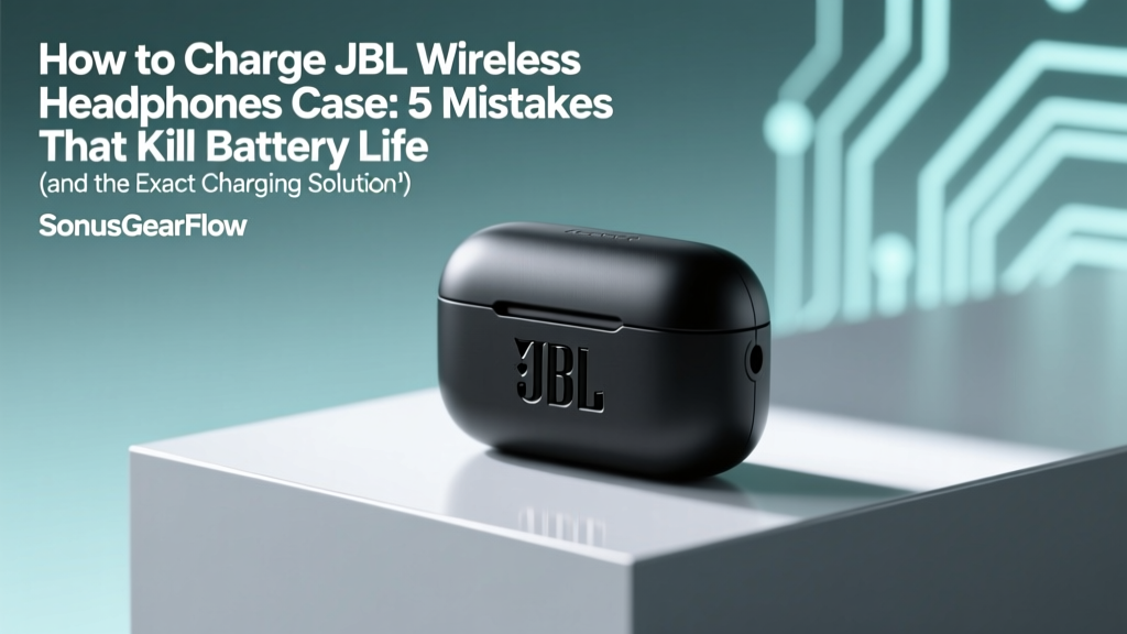 How to Charge JBL Wireless Headphones Case: 5 Mistakes That Kill Battery Life (and the Exact Charging Routine Engineers Use for 3+ Years of Reliable Use)
