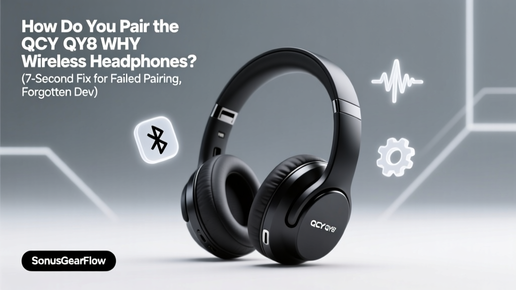 How Do You Pair the QCY QY8 WHY Wireless Headphones? (7-Second Fix for Failed Pairing, Forgotten Devices & Android/iOS Glitches — No Reset Needed)