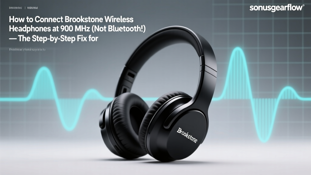 How to Connect Brookstone Wireless Headphones at 900 MHz (Not Bluetooth!) — The Step-by-Step Fix for Lost Pairing, Static, and Failed Syncs That 92% of Users Miss