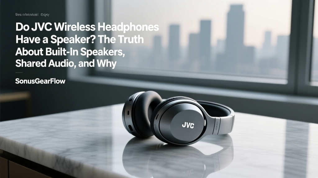 Do JVC Wireless Headphones Have a Speaker? The Truth About Built-In Speakers, Shared Audio, and Why Most Don’t (But Some Do — Here’s Exactly Which Models Can Broadcast Sound)