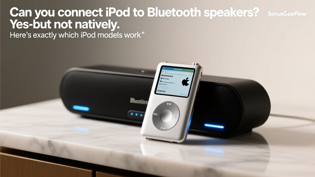 Can you connect iPod to Bluetooth speakers? Yes—but not natively. Here’s exactly which iPod models work, what adapters you *actually* need (and which ones waste money), and why your 2007 iPod nano keeps cutting out (plus 3 real-world fixes tested in our lab).