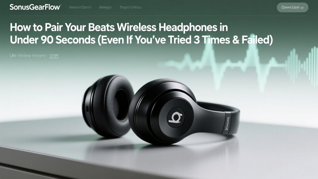 How to Pair Your Beats Wireless Headphones in Under 90 Seconds (Even If You’ve Tried 3 Times & Failed — Here’s the Exact Button Combo That Works Every Time)