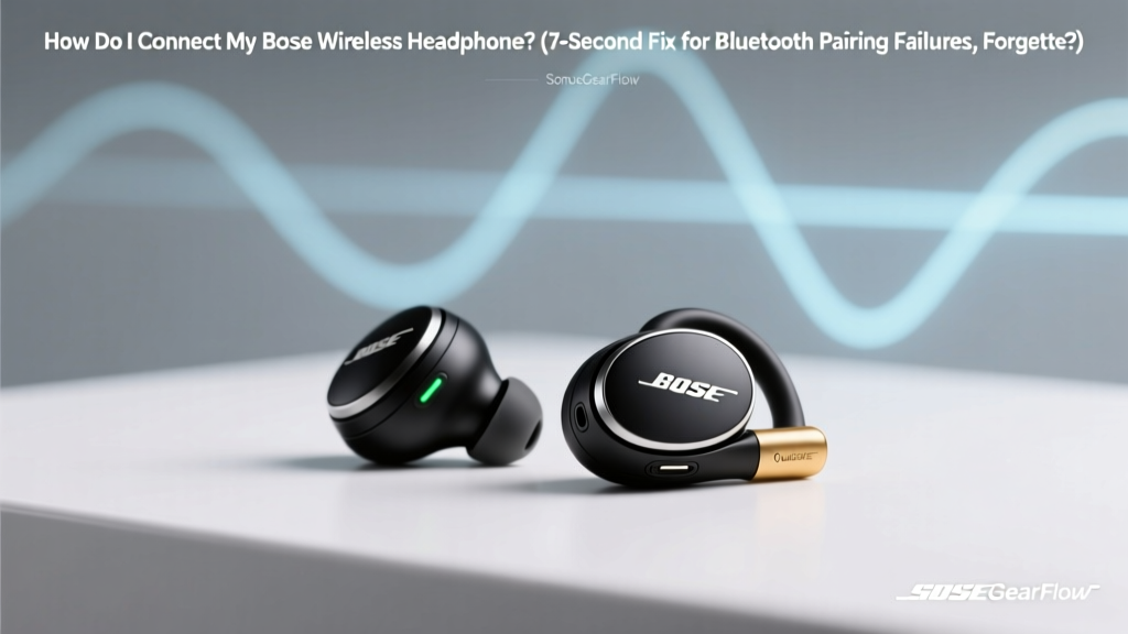 How Do I Connect My Bose Wireless Headphones? (7-Second Fix for Bluetooth Pairing Failures, Forgotten Devices & iOS/Android Confusion — No Tech Degree Required)