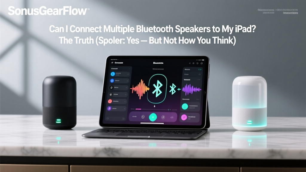 Can I Connect Multiple Bluetooth Speakers to My iPad? The Truth (Spoiler: Yes — But Not How You Think) + Step-by-Step Setup for Stereo, Party Mode & True Multi-Room Audio in 2024