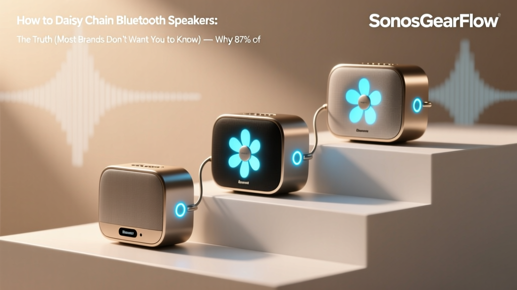 How to Daisy Chain Bluetooth Speakers: The Truth (Most Brands Don’t Want You to Know) — Why 87% of Users Fail, and the 4-Step Fix That Actually Works with Your JBL, Bose, or UE Speakers