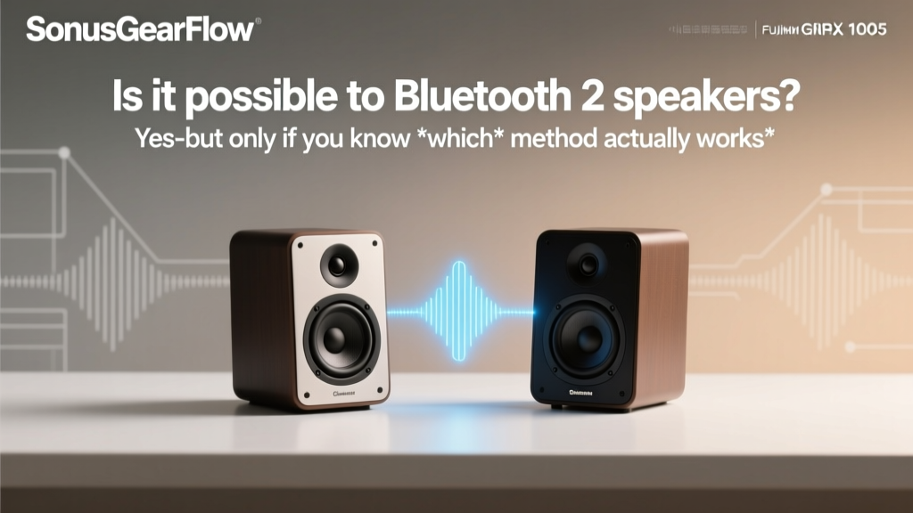 Is it possible to bluetooth 2 speakers? Yes—but only if you know *which* method actually works (and which ones silently degrade your sound quality, battery life, and stereo imaging).