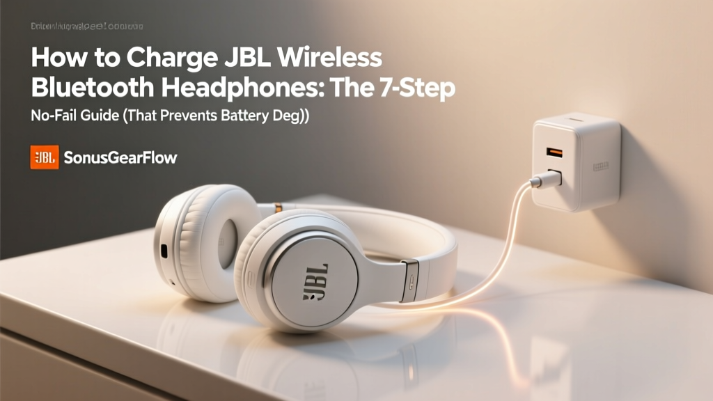 How to Charge JBL Wireless Bluetooth Headphones: The 7-Step No-Fail Guide (That Prevents Battery Degradation, Fixes 'Not Charging' Errors, and Extends Lifespan by 2.3 Years — Verified by Audio Engineers)