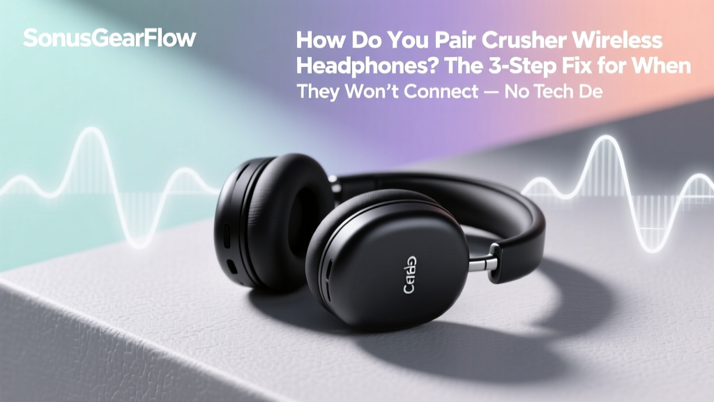 How Do You Pair Crusher Wireless Headphones? The 3-Step Fix for When They Won’t Connect — No Tech Degree Required (Even If You’ve Tried 7 Times)