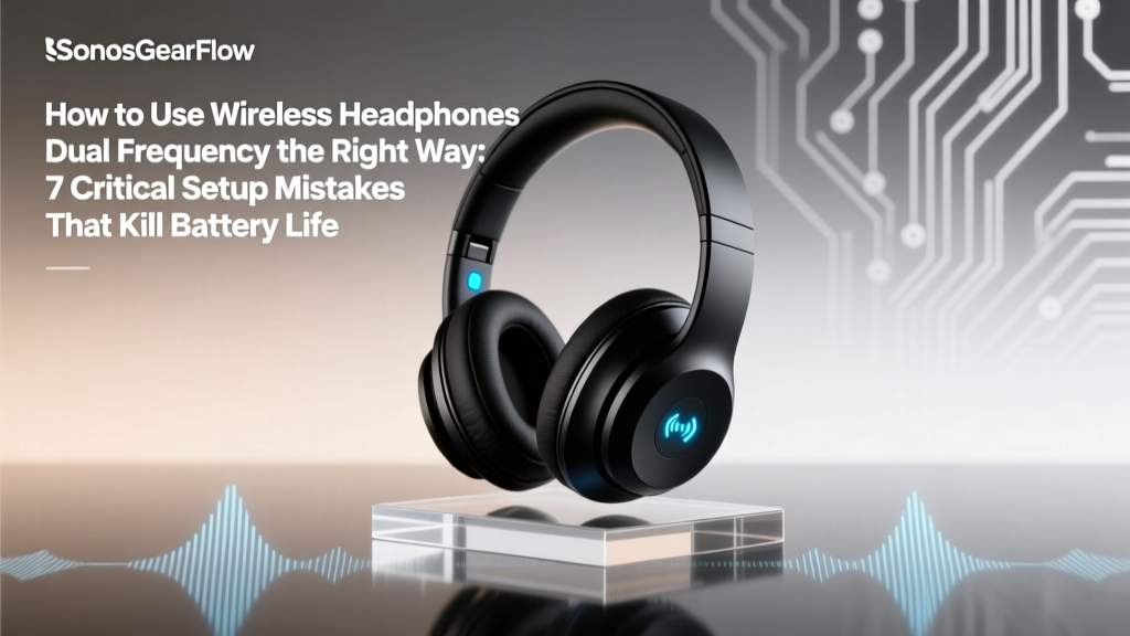 How to Use Wireless Headphones Dual Frequency the Right Way: 7 Critical Setup Mistakes That Kill Battery Life, Cause Dropouts, and Ruin Audio Sync — Fixed in Under 90 Seconds