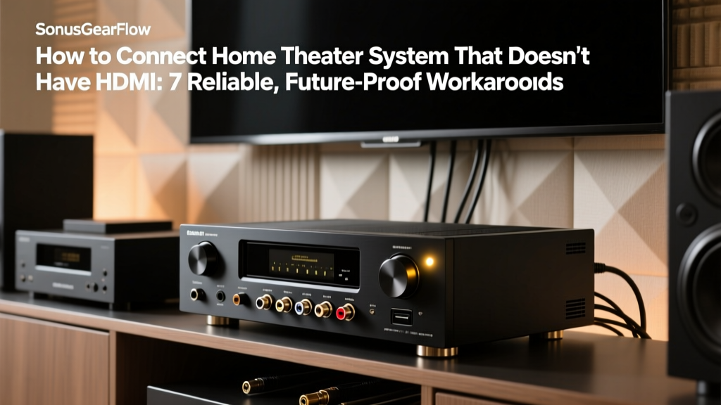 How to Connect Home Theater System That Doesn’t Have HDMI: 7 Reliable, Future-Proof Workarounds (No Adapter Scams, No Signal Loss)
