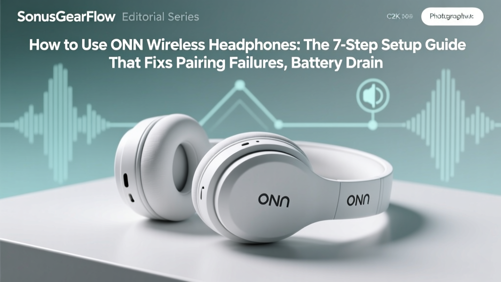 How to Use ONN Wireless Headphones: The 7-Step Setup Guide That Fixes Pairing Failures, Battery Drain, and Audio Lag (No Tech Degree Required)