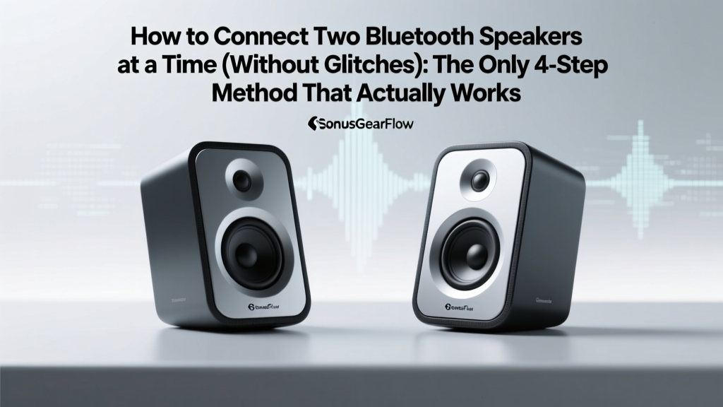 How to Connect Two Bluetooth Speakers at a Time (Without Glitches): The Only 4-Step Method That Actually Works for iPhone, Android & Windows — No App Hacks or $200 Adapters Required