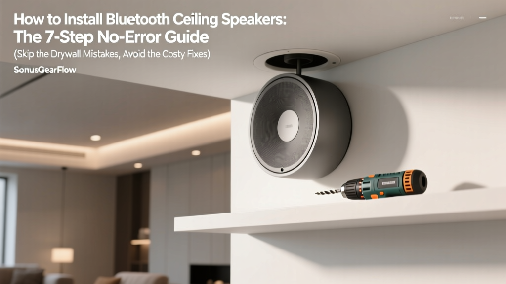 How to Install Bluetooth Ceiling Speakers: The 7-Step No-Error Guide (Skip the Drywall Mistakes, Avoid Signal Dropouts, and Get Studio-Quality Sound Without Running a Single Wire)