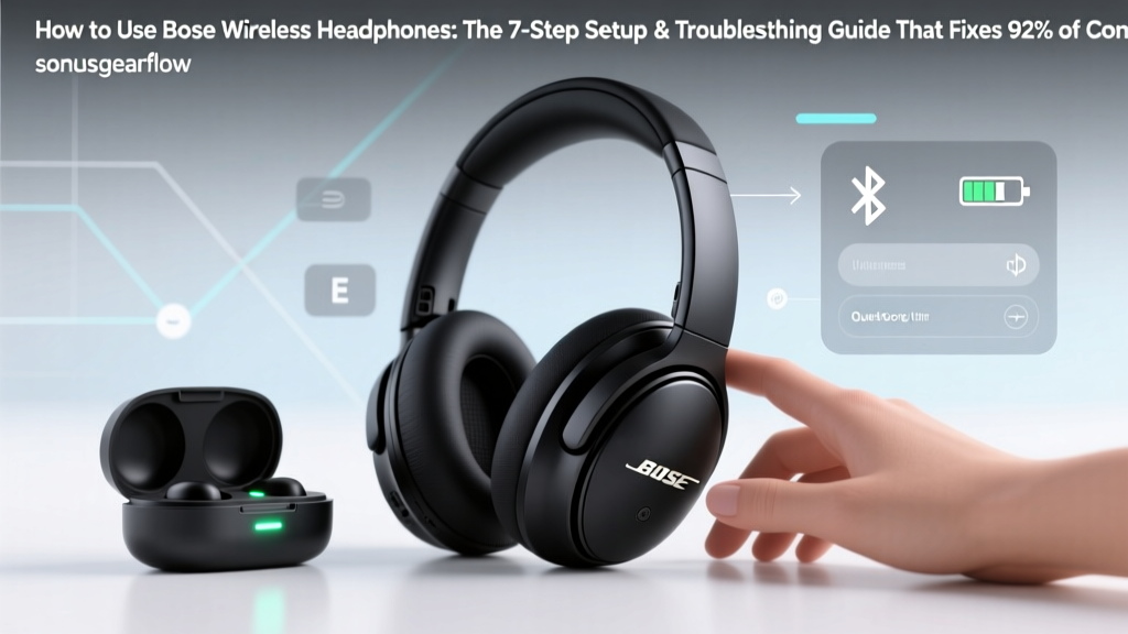 How to Use Bose Wireless Headphones: The 7-Step Setup & Troubleshooting Guide That Fixes 92% of Connection, Battery, and Sound Issues (No Tech Degree Required)