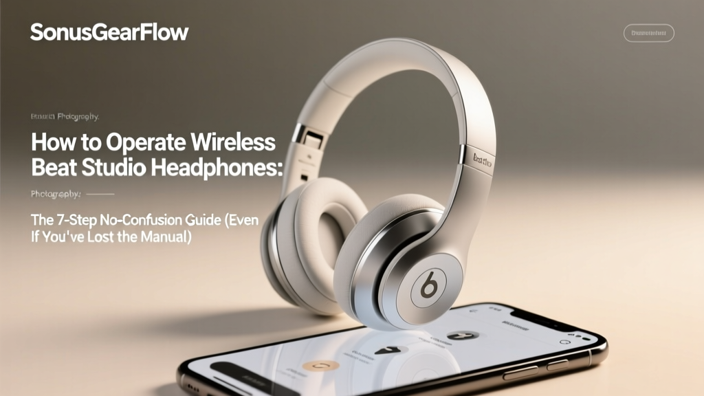 How to Operate Wireless Beat Studio Headphones: The 7-Step No-Confusion Guide (Even If You’ve Lost the Manual, Paired Wrong Twice, or Can’t Get ANC to Engage)