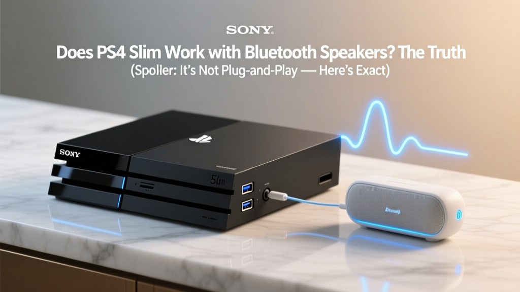 Does PS4 Slim Work with Bluetooth Speakers? The Truth (Spoiler: It’s Not Plug-and-Play — Here’s Exactly What You Need to Make It Happen Without Lag, Dropouts, or Extra Gadgets)