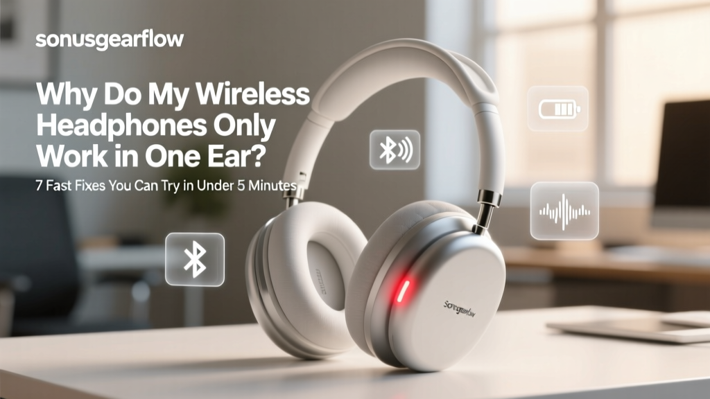 Why Do My Wireless Headphones Only Work in One Ear? 7 Fast Fixes You Can Try in Under 5 Minutes (No Tech Skills Needed)