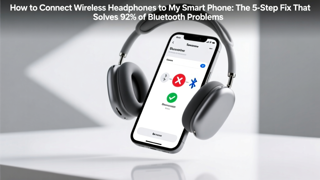 How to Connect Wireless Headphones to My Smart Phone: The 5-Step Fix That Solves 92% of Bluetooth Pairing Failures (No Tech Degree Required)